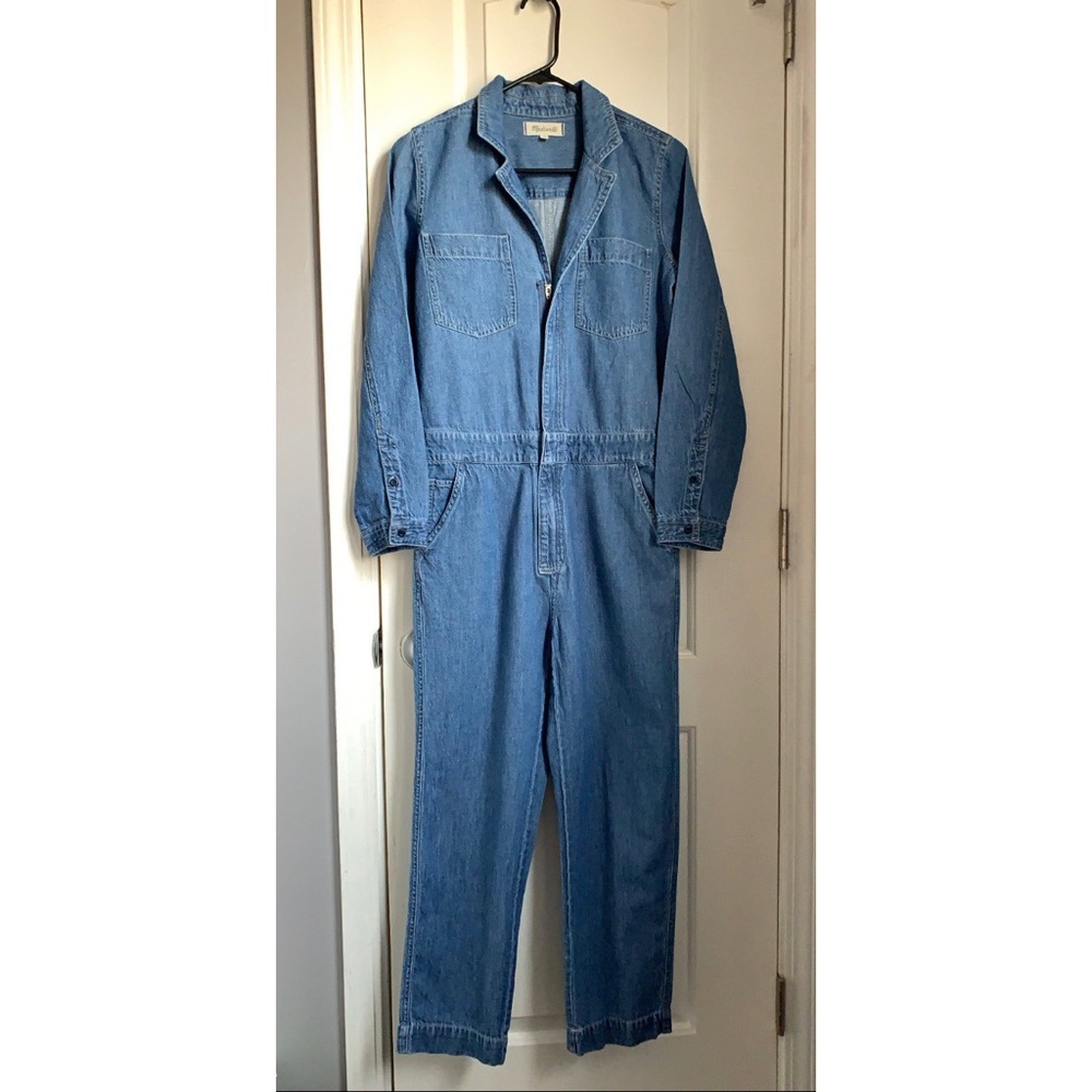 Denim Coverall Jumpsuit
